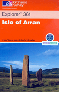 Isle of Arran - Ordnance Survey Map 361