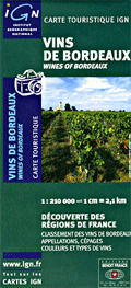 IGN Map  Wines of Bordeaux