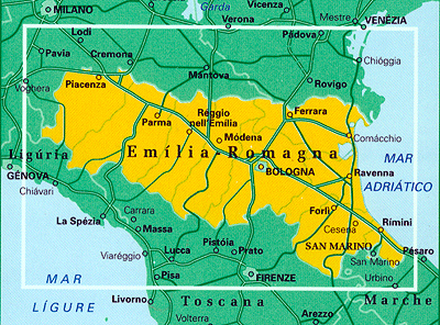 Αποτέλεσμα εικόνας για χαρτης Εμίλια Ρομάνια