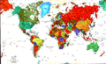 World Map - Tyvek - Political
