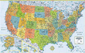 USA Wall Map Laminated - Rand McNally