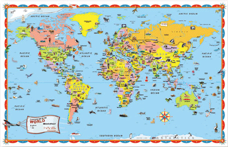 Printable World   Kids on Free Printable World Maps For Kids The Single Malt Cigar Society
